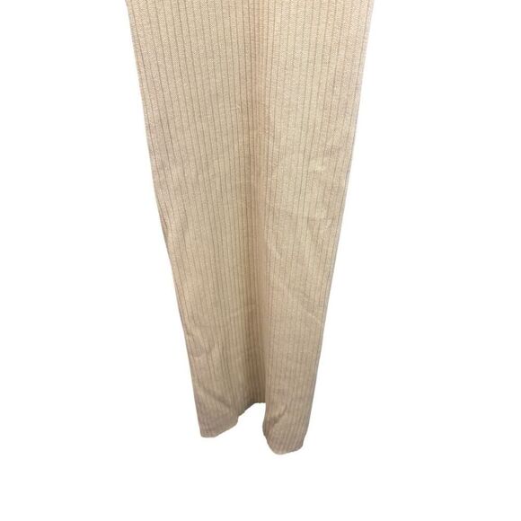 Cult Gaia Jammy Knit Dress Sand Beige XS/S Ribbed Maxi Cutout Ring Ribbed - Picture 11 of 15
